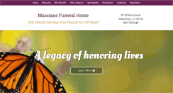 Desktop Screenshot of maioranofuneralhome.com